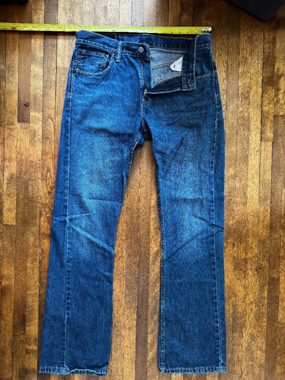 Levi Strauss 527 Size 32 X 32 Zipper Fly Slim Bootcut Blue